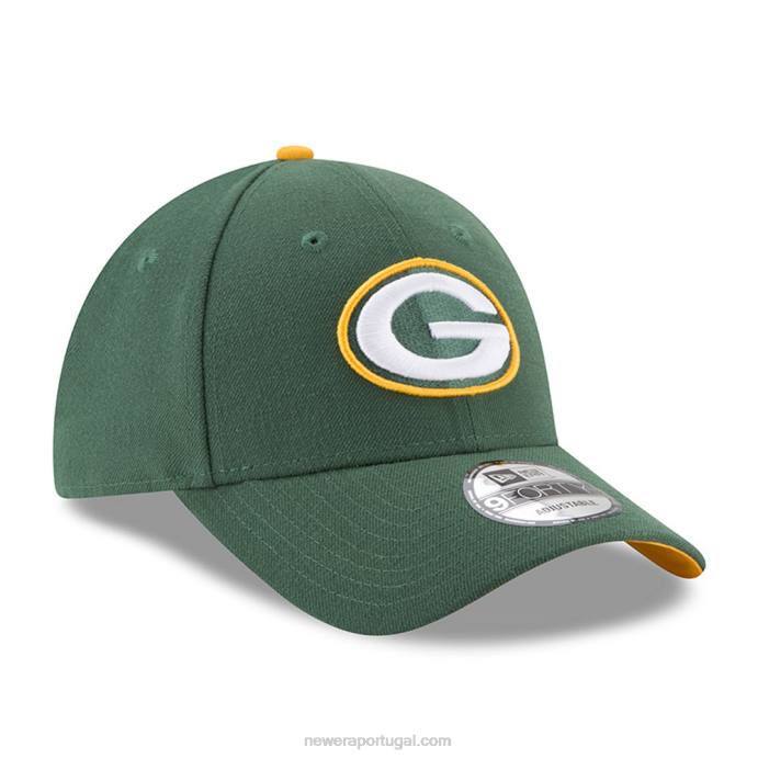 FFTN1488 New Era boné green bay packers liga verde 9forty