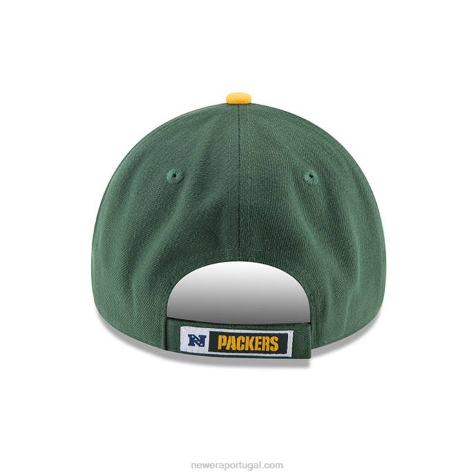 FFTN1488 New Era boné green bay packers liga verde 9forty