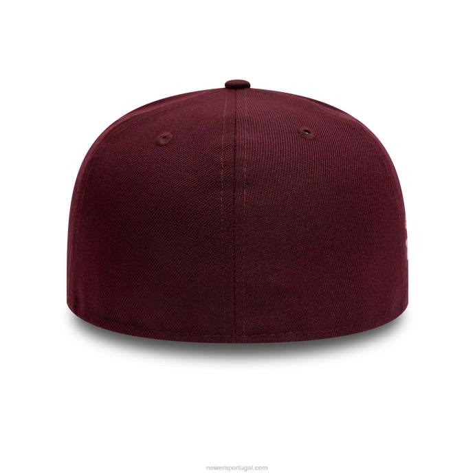 FFTN148 New Era Boné Oakland Athletics World Series Maroon 59Fifty