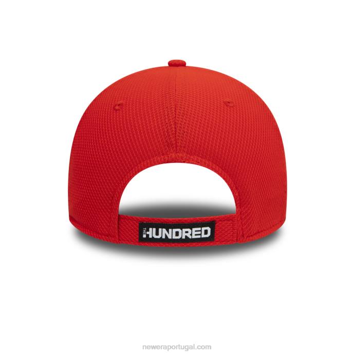 FFTN1491 New Era fogo galês a era dos cem diamantes red 9forty cap
