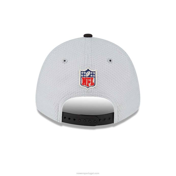 FFTN1495 New Era boné ajustável philadelphia eagles conference champions cinza 9forty