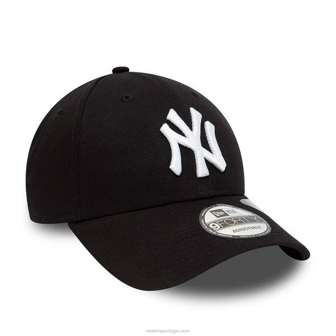 FFTN1497 New Era boné ajustável new york yankees repreve league essencial preto 9forty