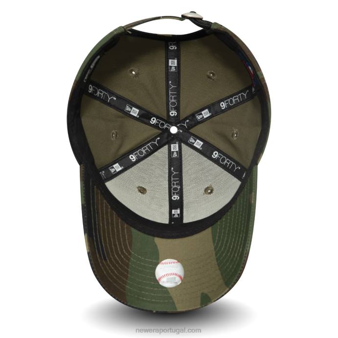 FFTN1505 New Era Boné New York Yankees Essential Kids Camo 9Forty