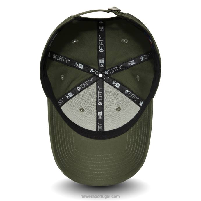 FFTN1508 New Era Boné New York Yankees Essential Green 9Forty