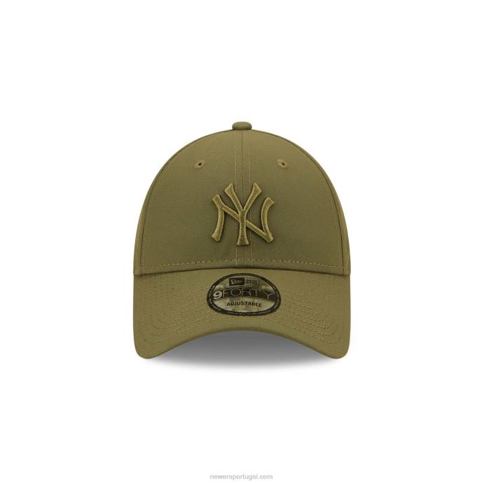 FFTN1518 New Era boné ajustável new york yankees repreve verde médio 9forty