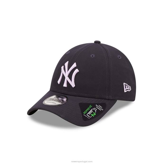 FFTN1521 New Era boné ajustável new york yankees repreve navy 9forty