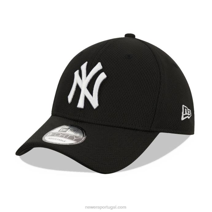FFTN1522 New Era Boné New York Yankees Black 9forty