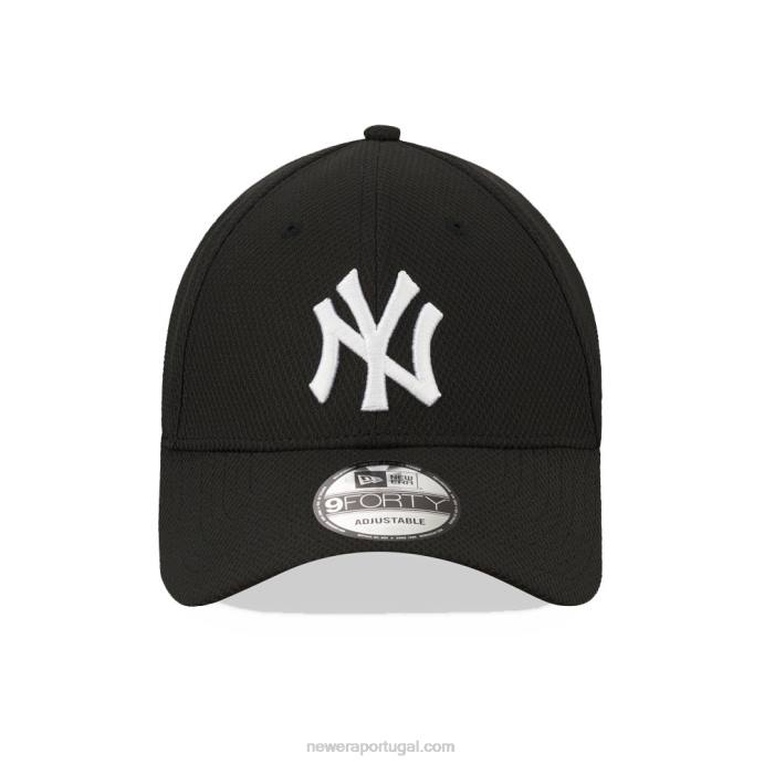 FFTN1522 New Era Boné New York Yankees Black 9forty