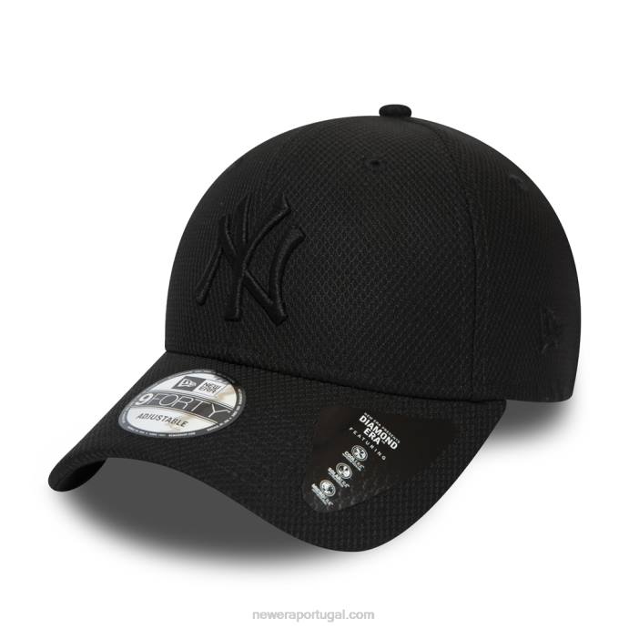 FFTN1523 New Era boné New York Yankees Diamond Era Black 9Forty