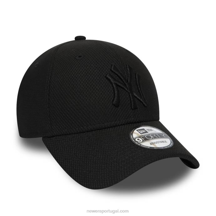 FFTN1523 New Era boné New York Yankees Diamond Era Black 9Forty