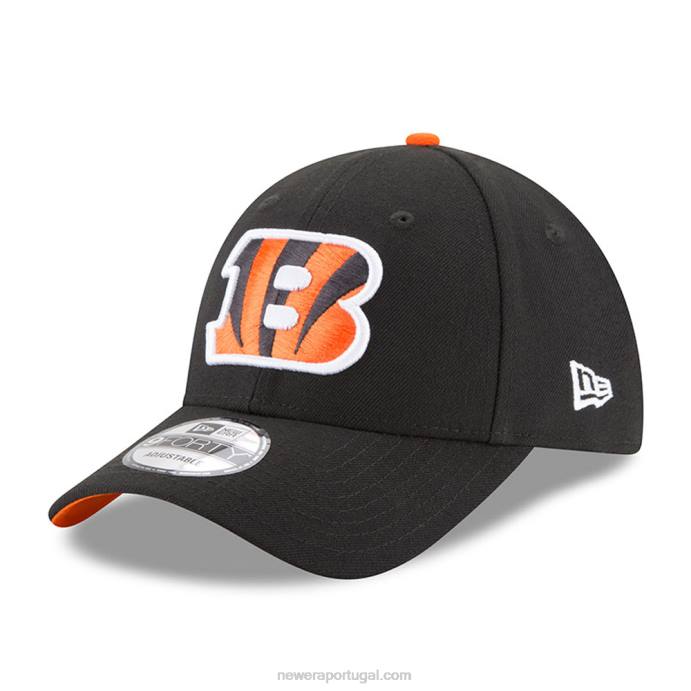 FFTN1524 New Era boné de cicinnati bengalas a liga preta 9forty