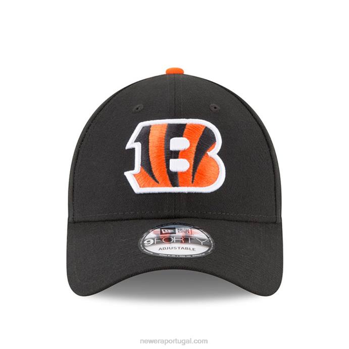 FFTN1524 New Era boné de cicinnati bengalas a liga preta 9forty