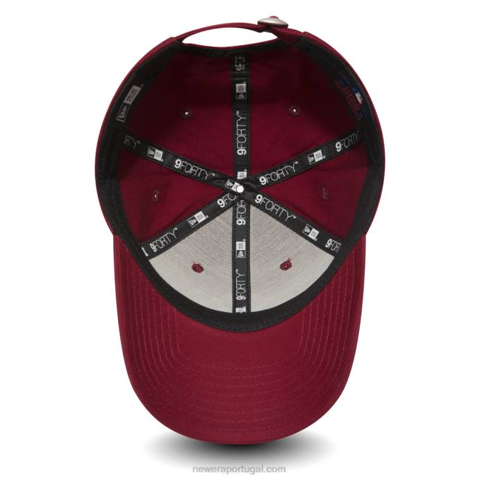 FFTN1526 New Era Boné New York Yankees Essential Red 9Forty