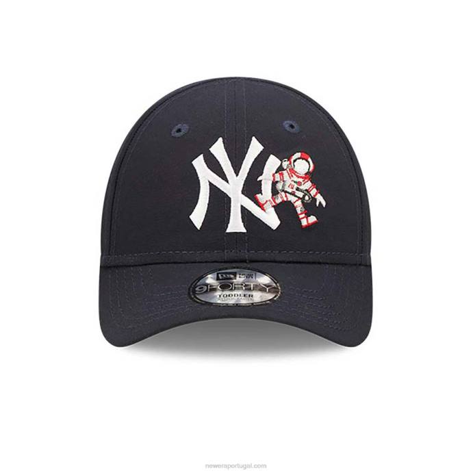 FFTN1527 New Era boné ajustável new york yankees repreve toddler space blue 9forty