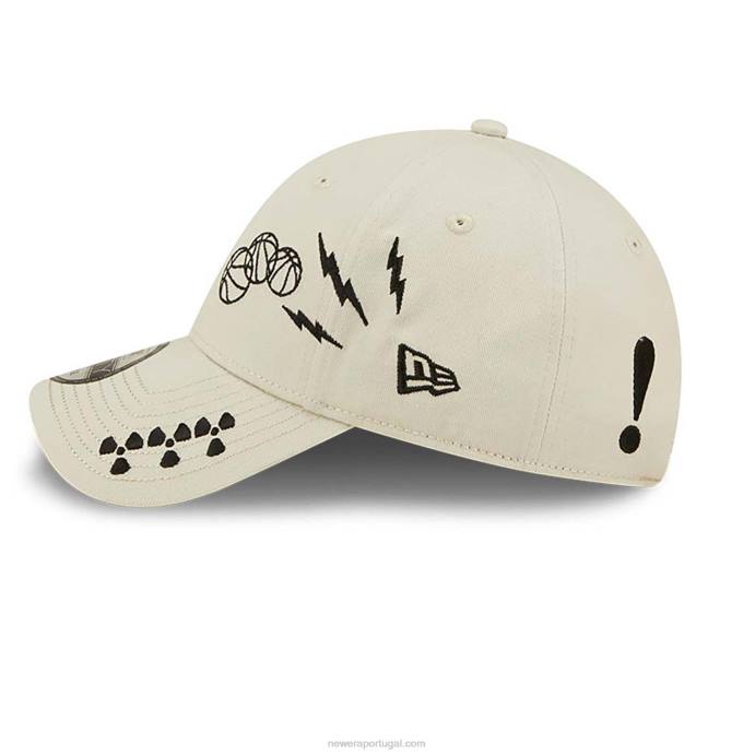 FFTN1528 New Era boné ajustável 9forty com pedra gráfica