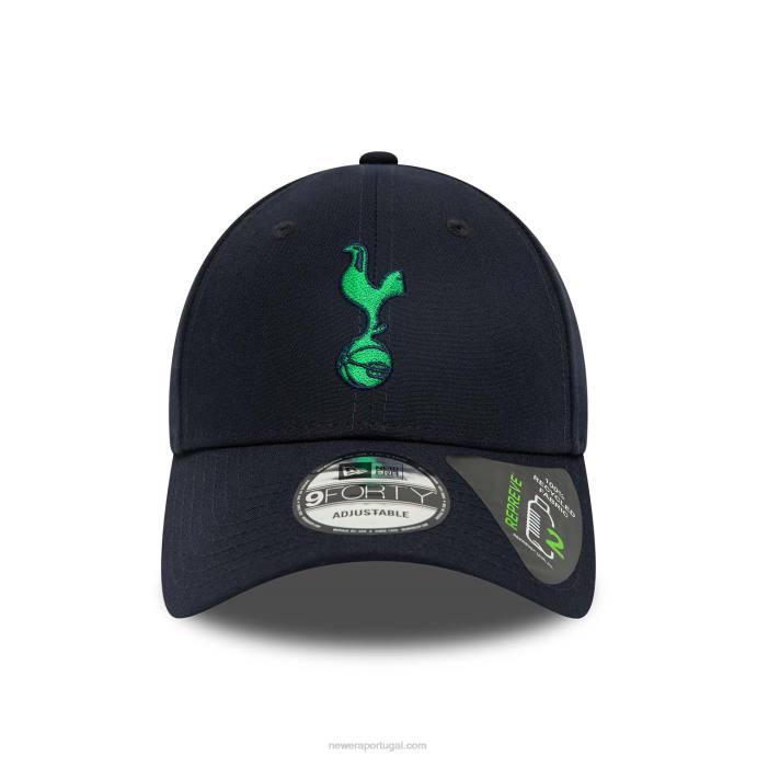 FFTN1529 New Era tottenham hotspur fc repreve and flag 2023 navy 9forty boné ajustável