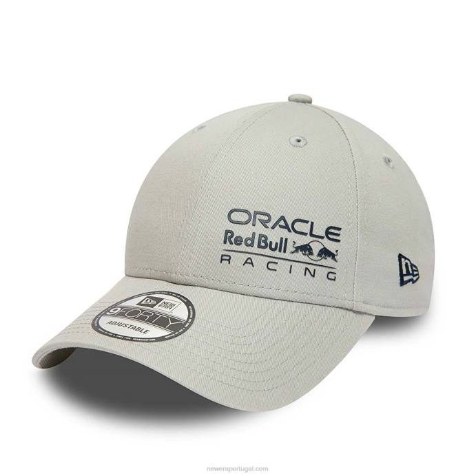 FFTN1530 New Era Boné ajustável Red Bull Racing Essential Grey 9forty