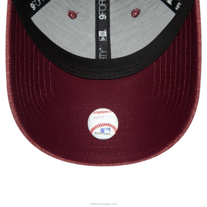 FFTN1539 New Era New York Yankees tonal jersey roxo escuro 9forty boné ajustável