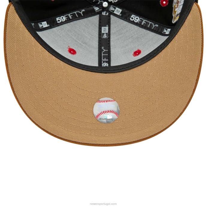 FFTN153 New Era boton red sox 1999 all star game black 59fifty boné ajustado