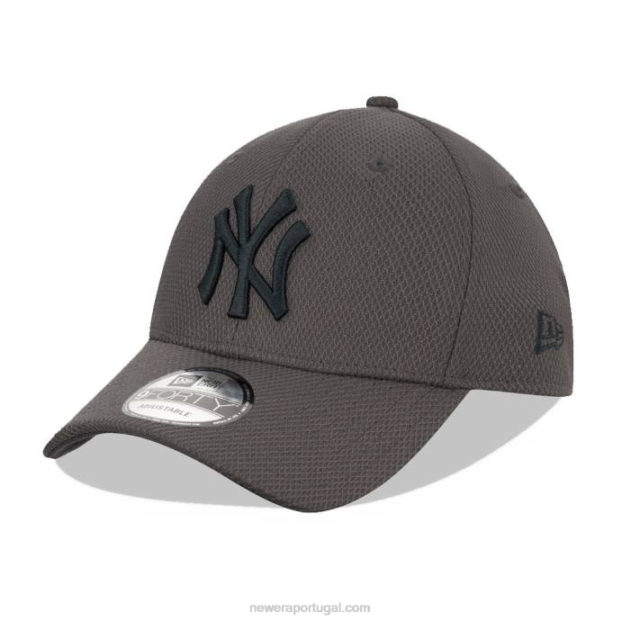 FFTN1540 New Era boné new york yankees grey 9forty