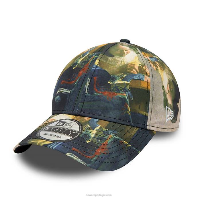 FFTN1546 New Era boné ajustável le louvre estampado 9forty