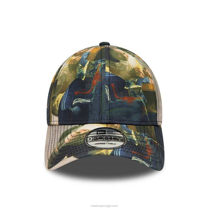 FFTN1546 New Era boné ajustável le louvre estampado 9forty
