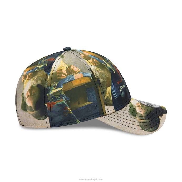 FFTN1546 New Era boné ajustável le louvre estampado 9forty