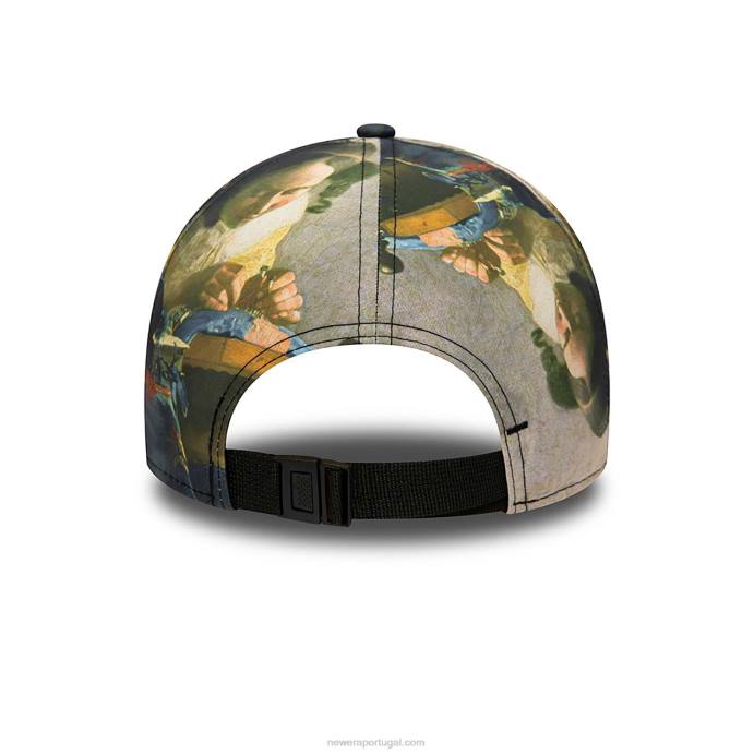FFTN1546 New Era boné ajustável le louvre estampado 9forty