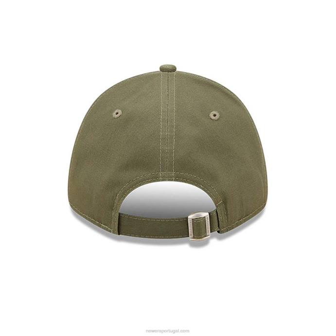 FFTN1550 New Era Boné ajustável La Dodgers League Essential Green 9forty