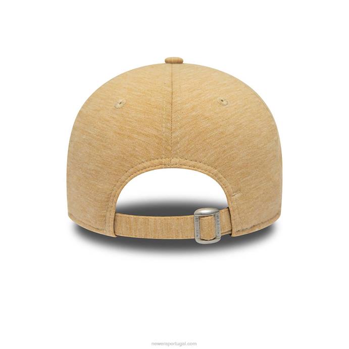 FFTN1557 New Era boné ajustável new york yankees bege claro 9forty