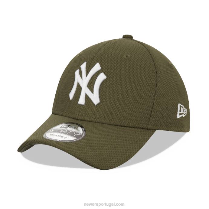 FFTN1558 New Era boné cáqui 9forty do new york yankees