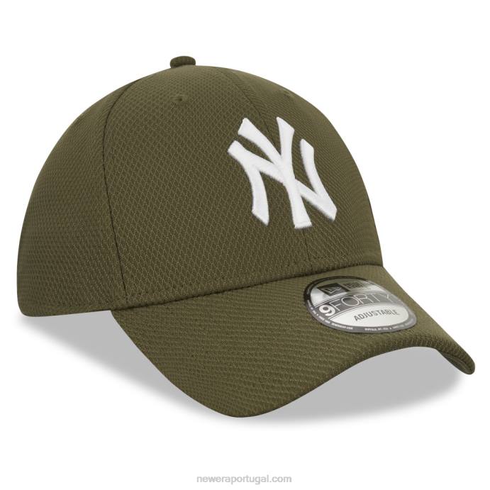 FFTN1558 New Era boné cáqui 9forty do new york yankees
