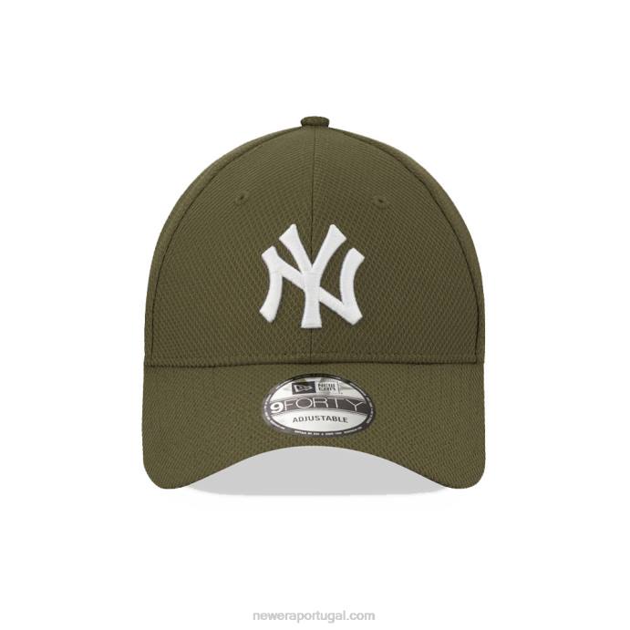FFTN1558 New Era boné cáqui 9forty do new york yankees