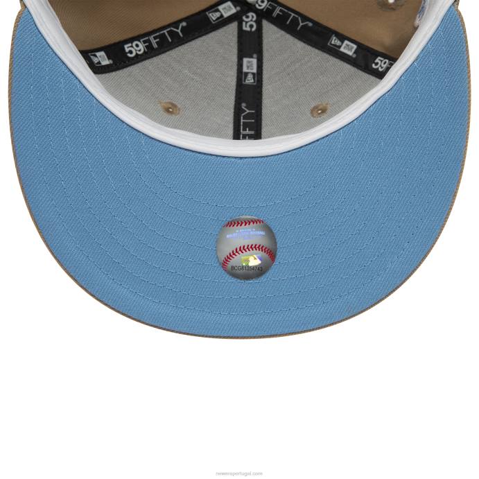FFTN155 New Era houston astros 45 anos camel 59fifty boné justo