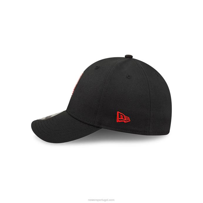 FFTN1562 New Era chicago bulls nba x marvel spider-man preto 9forty boné ajustável