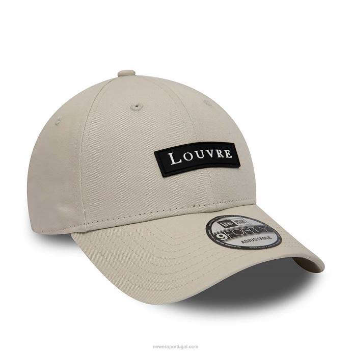 FFTN1563 New Era boné ajustável le louvre logo stone 9forty