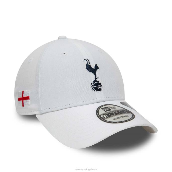 FFTN1564 New Era boné tottenham hotspur fc repreve and flag 2023 branco 9forty ajustável