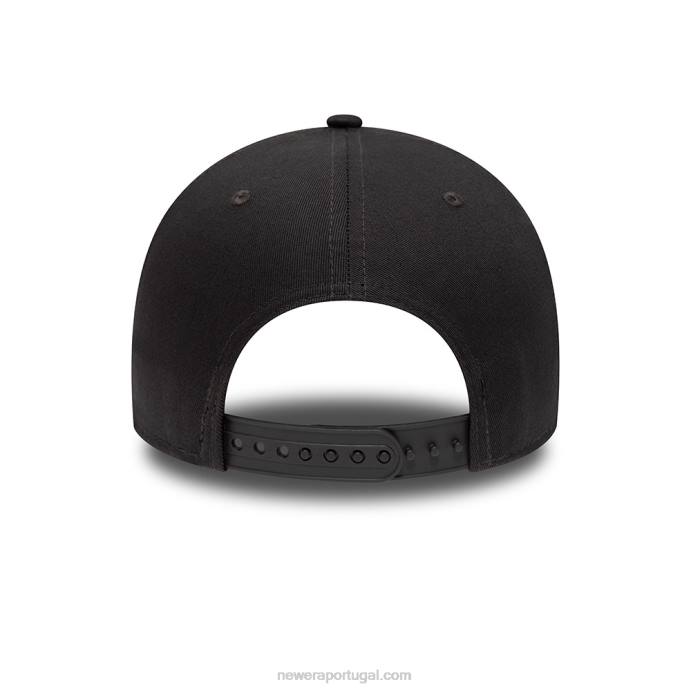 FFTN1565 New Era boné ajustável mclaren 9forty cinza escuro sem falhas