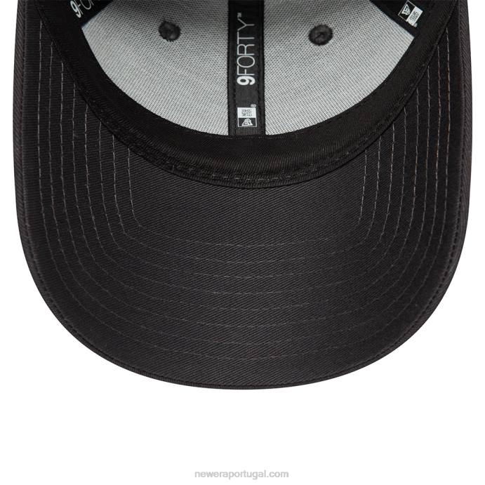 FFTN1565 New Era boné ajustável mclaren 9forty cinza escuro sem falhas