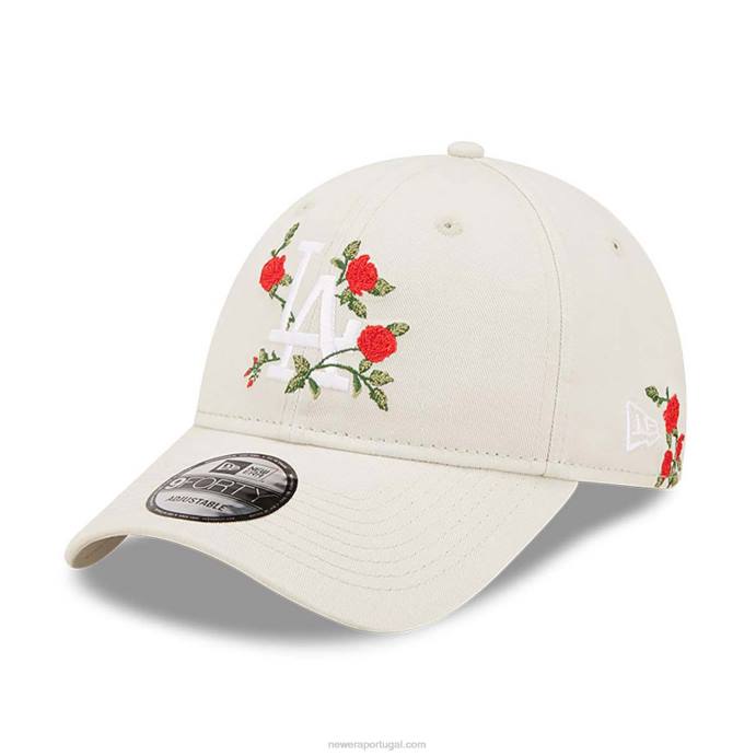 FFTN1567 New Era boné ajustável la dodgers flower stone 9forty