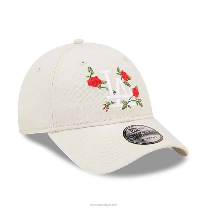 FFTN1567 New Era boné ajustável la dodgers flower stone 9forty
