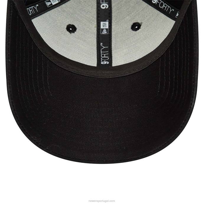 FFTN1568 New Era Boné ajustável La Dodgers Repreve League Essential Black 9forty