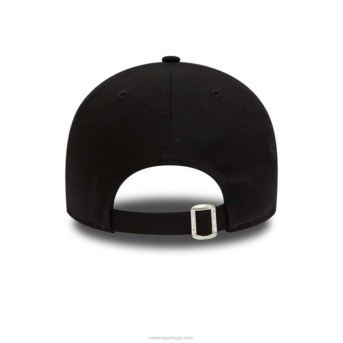 FFTN1568 New Era Boné ajustável La Dodgers Repreve League Essential Black 9forty