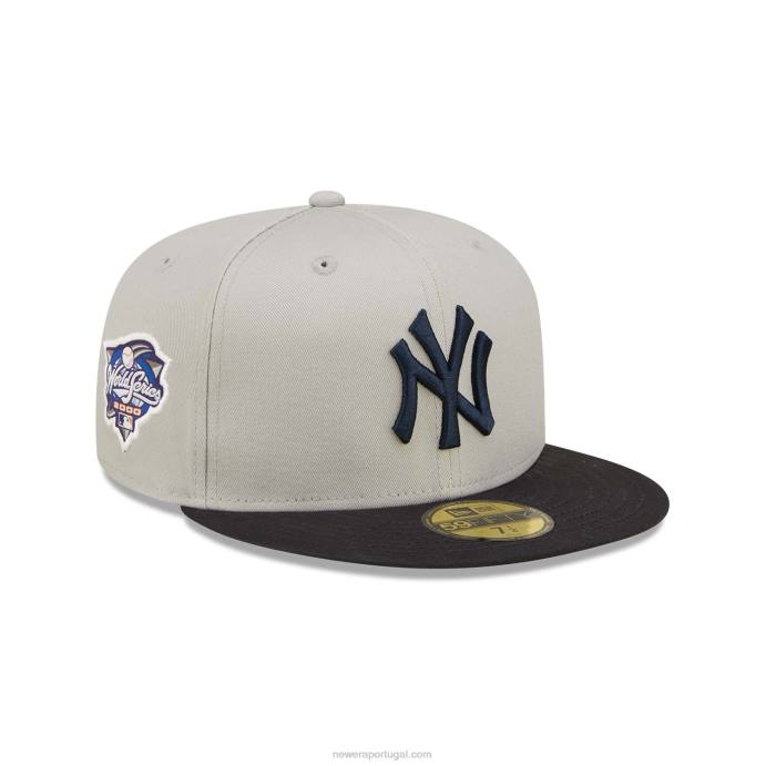 FFTN156 New Era Boné New York Yankees World Series Cinza 59Fifty