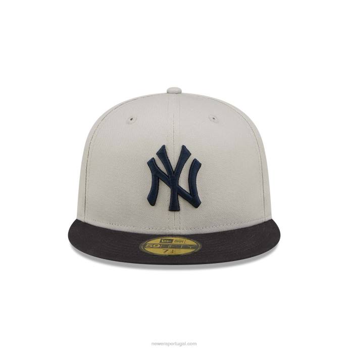 FFTN156 New Era Boné New York Yankees World Series Cinza 59Fifty