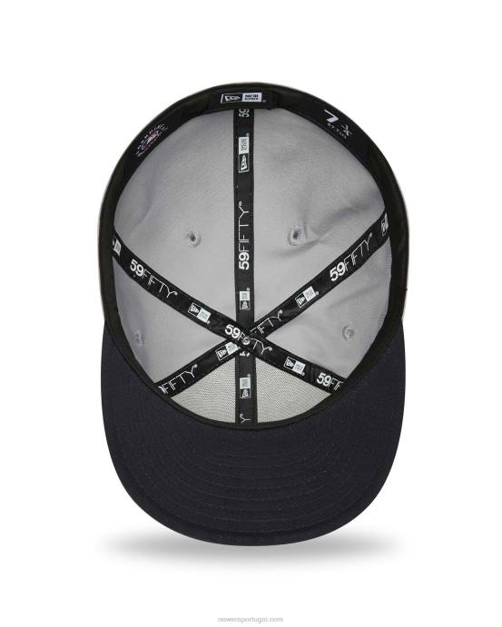 FFTN156 New Era Boné New York Yankees World Series Cinza 59Fifty