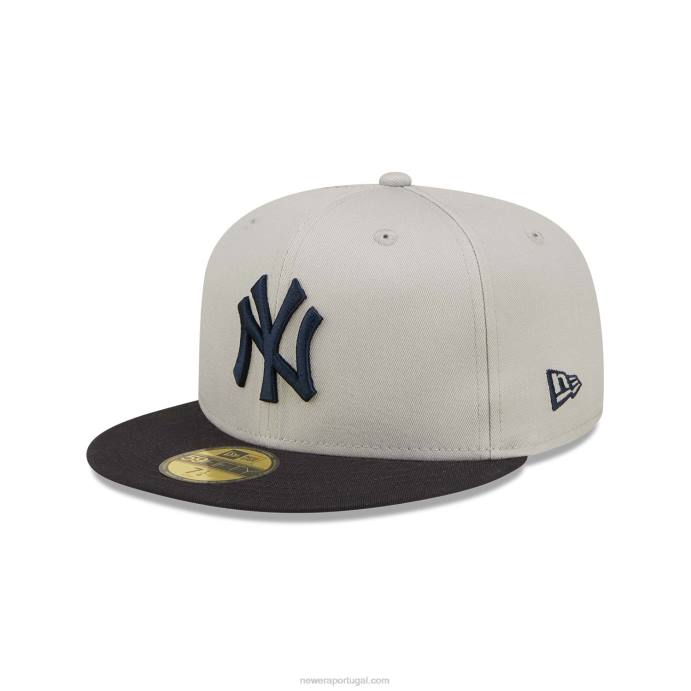 FFTN156 New Era Boné New York Yankees World Series Cinza 59Fifty