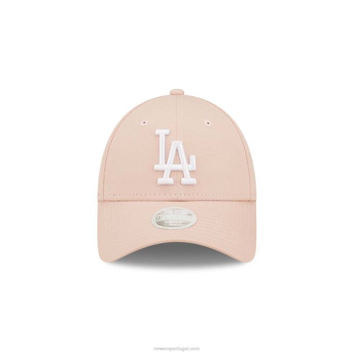 FFTN1570 New Era Boné La Dodgers League Essentials feminino rosa 9forty ajustável