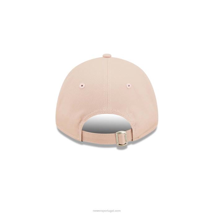 FFTN1570 New Era Boné La Dodgers League Essentials feminino rosa 9forty ajustável