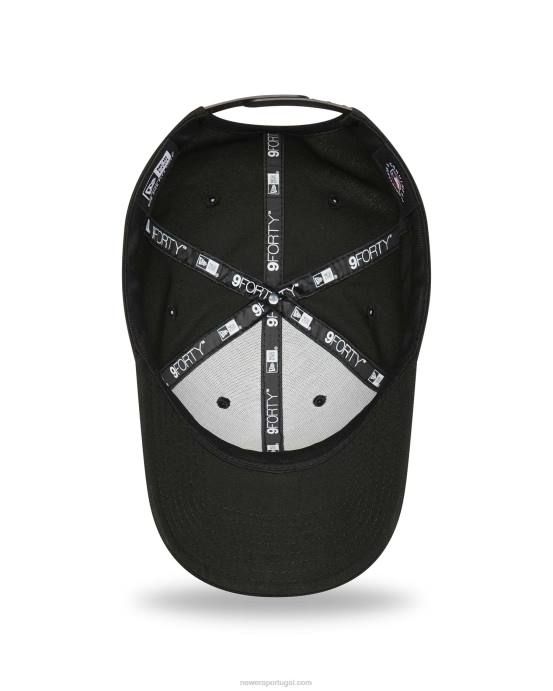 FFTN1571 New Era boné ajustável new york yankees repreve neon black 9forty